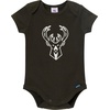 image:imageGerber Baby NBA Boys amp Girls 2Pack Short Sleeve Onesie BodysuitsMilwaukee Bucks