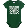 image:imageGerber Baby NBA Boys amp Girls 2Pack Short Sleeve Onesie BodysuitsMilwaukee Bucks