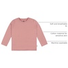 image:imageGerber Baby amp Toddler 5Pack Solid Long Sleeve TShirts Jersey 160 GSMPink