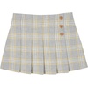 image:imageGerber Baby amp Toddler Girls 2 Piece Long Sleeve Tee amp Pleated Skirt SetSmile Plaid