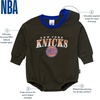 image:imageGerber NBA Baby Boys amp Girls Sweatshirt Bubble RomperNew York Knicks