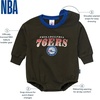 image:imageGerber NBA Baby Boys amp Girls Sweatshirt Bubble RomperPhiladelphia Sixers