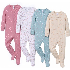 image:imageGerber Baby Girls 4pack Footed PajamasDogs