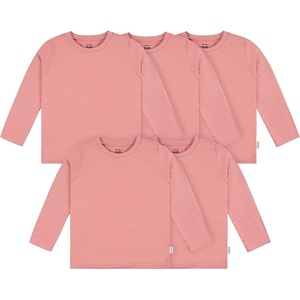 image:imageGerber Baby amp Toddler 5Pack Solid Long Sleeve TShirts Jersey 160 GSMPink