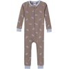 image:imageGerber Baby Boys 3Pack Snug Fit Footless One Piece Cotton PajamasMoose  Trees