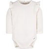 image:imageGerber Baby Girls 2Pack Long Ruffle Sleeve OnesiesFlower Toss