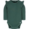 image:imageGerber Baby Girls 2Pack Long Ruffle Sleeve OnesiesMushrooms