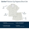 image:imageGerber Baby amp Toddlers Girls 2 Piece Coat Style Pajama Short SetCherries