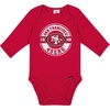 image:imageGerber NFL Baby 2Pack Long Sleeve Onesie Bodysuit49ers