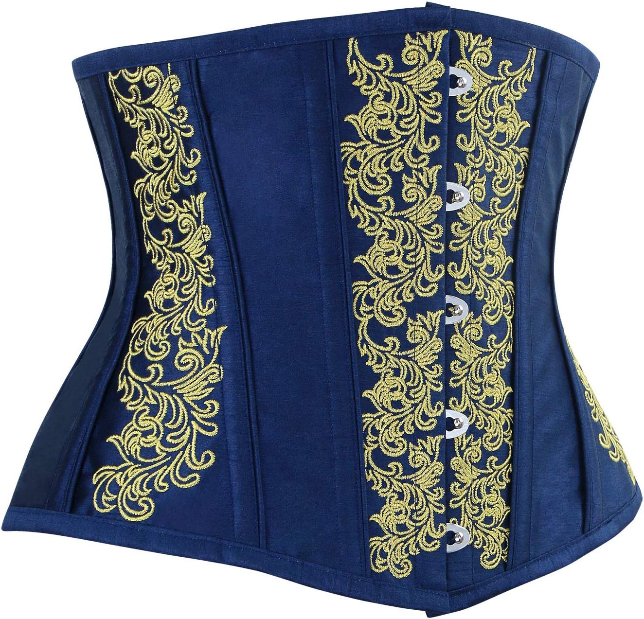 Charmian Womens Gothic Vintage Steel Boned Waist Training Underbust Corset TopCharmian Womens Gothic Vintage Steel Boned Waist Training Underbust Corset Top