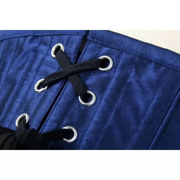 Charmian Womens Gothic Vintage Steel Boned Waist Training Underbust Corset TopRoyal Blue
