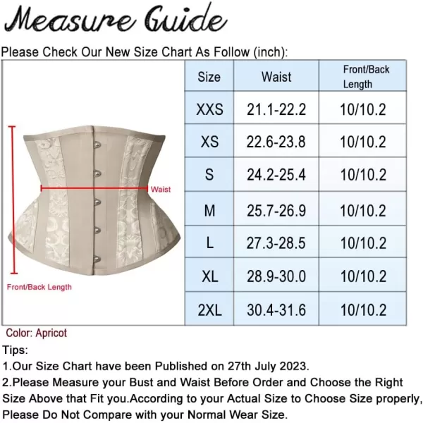 Charmian Womens Heavy Duty Steel Boned Hourglass Waist Trainer Underbust CorsetCharmian Womens Heavy Duty Steel Boned Hourglass Waist Trainer Underbust Corset