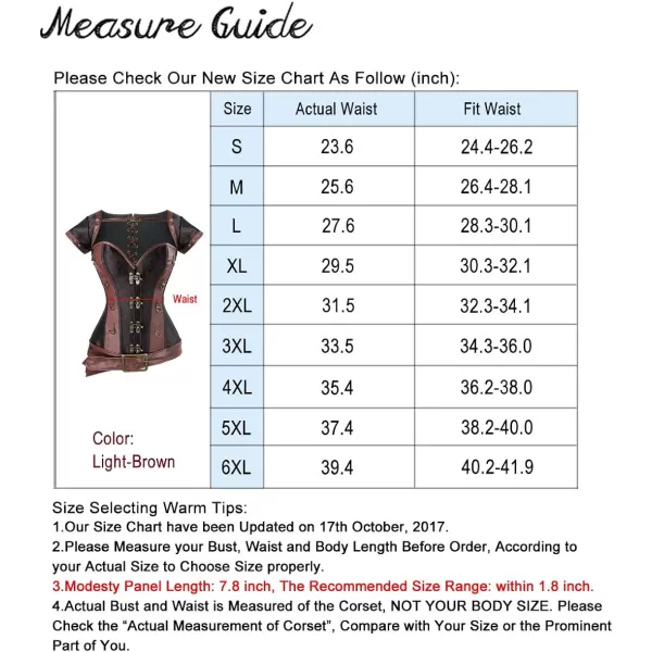 Charmian Womens Retro Goth Brocade Steampunk Overbust Corset with Jacket and BeltLightbrown