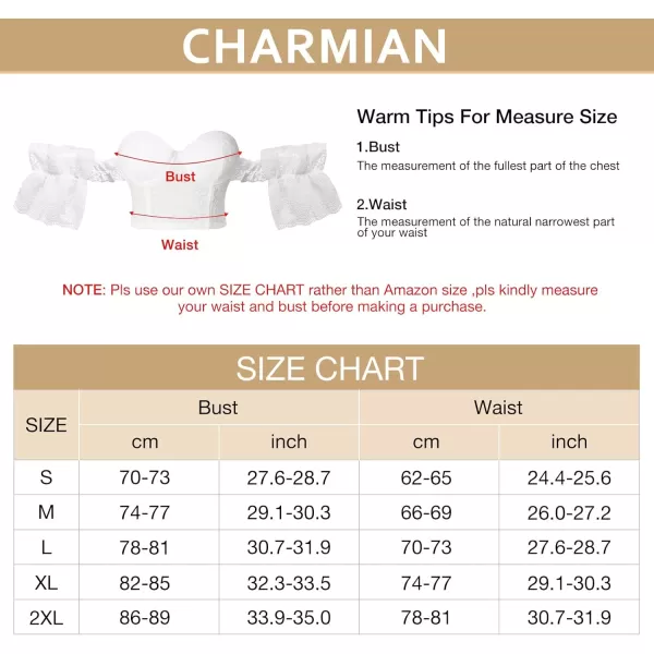 Charmian Womens Short Sleeves Off Shoulder Sweetheart Neck Bustier Crop Top BraCharmian Womens Short Sleeves Off Shoulder Sweetheart Neck Bustier Crop Top Bra