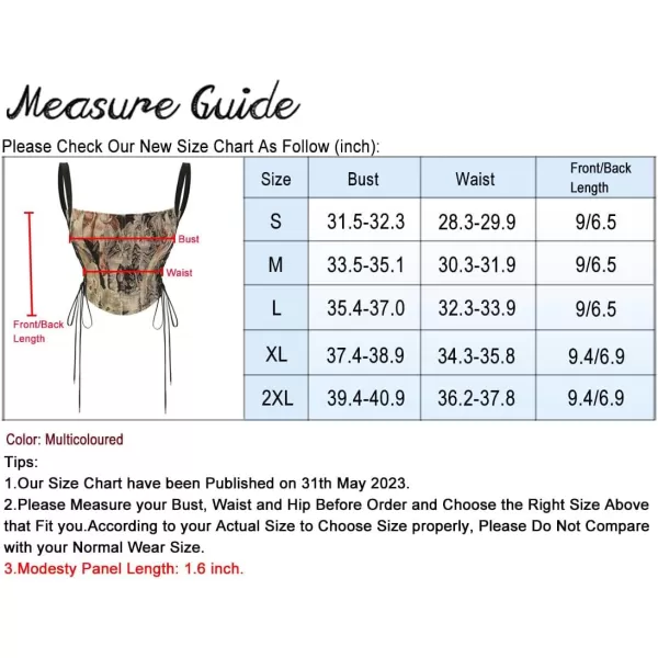 Charmian Womens Vintage Overbust Tank Top Push Up Crop Top Bustier CorsetCharmian Womens Vintage Overbust Tank Top Push Up Crop Top Bustier Corset