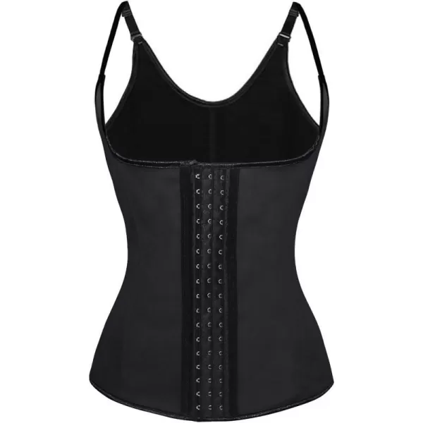 Charmian womens CorsetHalterlatexblack