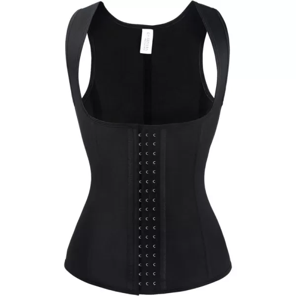 Charmian womens CorsetVestblack