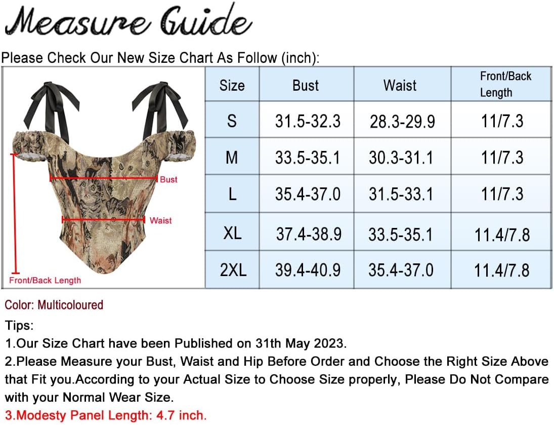 Charmian Womens Retro Vintage Off Shoulder Push Up Tank Corset Bustier Crop Top