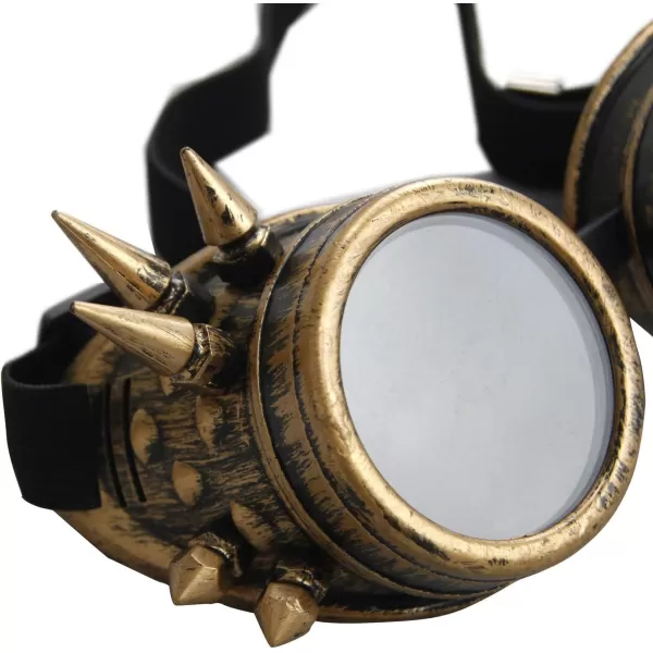 imageCharmian Steampunk Goggles Welding Retro Gothic Cyberpunk Cosplay Costume Accessory SunglassesBrown