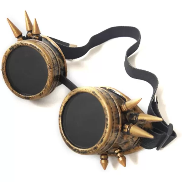 imageCharmian Steampunk Goggles Welding Retro Gothic Cyberpunk Cosplay Costume Accessory SunglassesBrown