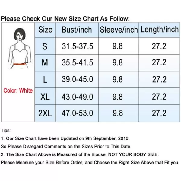 imageCharmian Womens Cotton Off Shoulder Short Sleeves Peasant Tops Blouse ShirtWhite