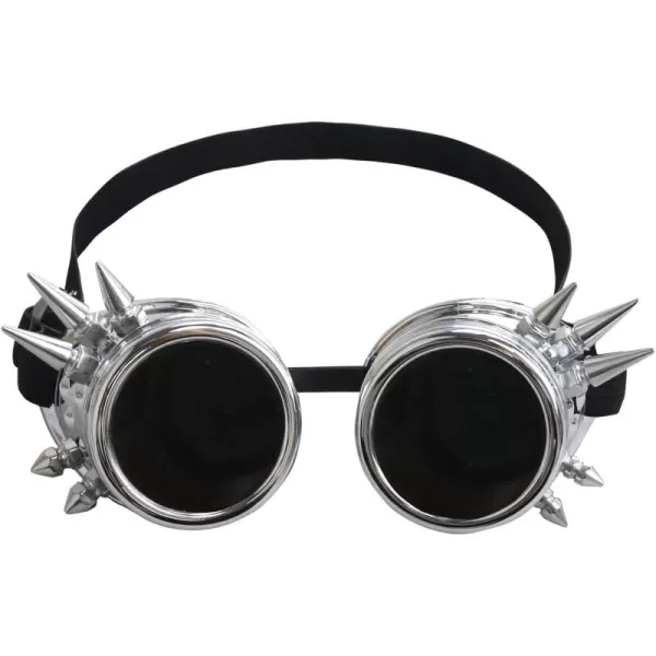 imageCharmian Steampunk Goggles Welding Retro Gothic Cyberpunk Cosplay Costume Accessory SunglassesSilver