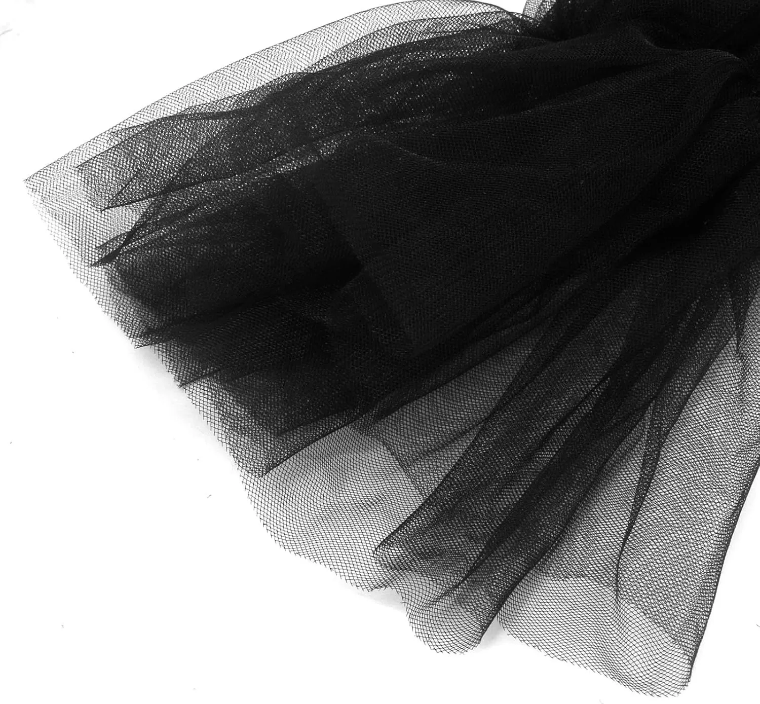 imageCharmian Womens Long Fingerless Sheer Gloves Detachable Mesh Tulle SleevesBlack