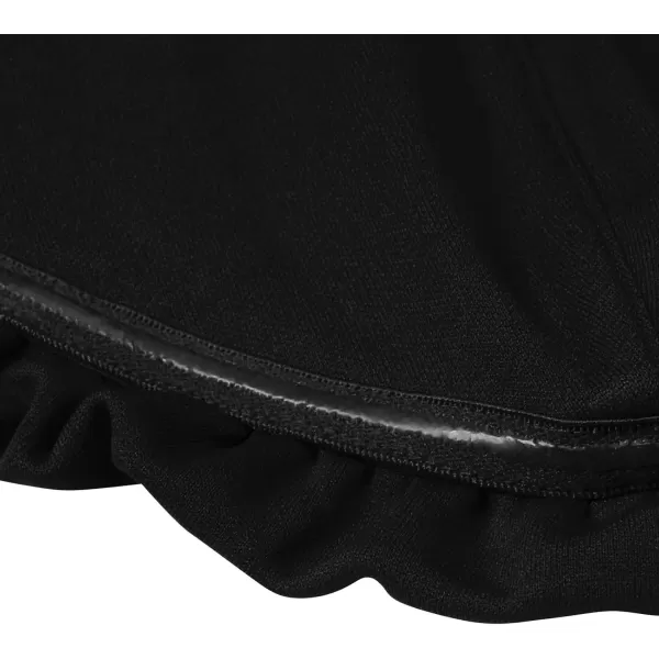 imageCharmian Womens Fashion Strapless HeartShaped Open Back Lace Up Bustier TopBlack