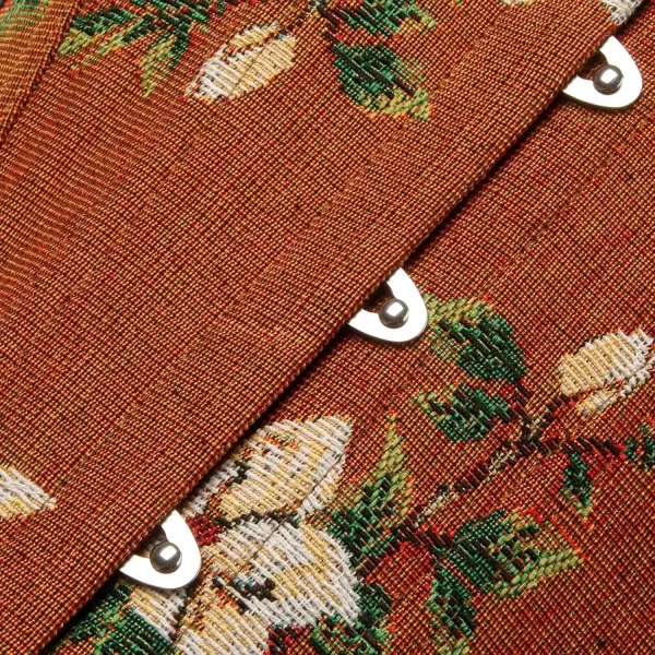 imageCharmian Womens Renaissance Retro Floral Strapless Bustier Corset Crop TopBrown