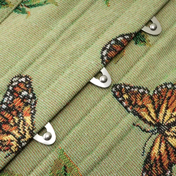 imageCharmian Womens Renaissance Retro Floral Strapless Bustier Corset Crop TopGreen