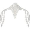 imageCharmian Womens Steampunk Victorian Chain Shoulder Wrap Cape Collar ChokerWhite