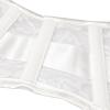 imageCharmian Womens Retro Vintage Floral Mesh Lace Corset Tie Back Waist Cinch BeltWhite