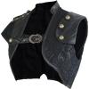 imageCharmian Womens Steampunk Gothic Lace Brocade Corset ShrugBlack
