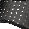 imageCharmian Womens Strapless Feather Sequin Mesh Bustier Crop Top Push Up Tube TopBlack