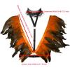imageCharmian Costume Accessories Party Scarf Feather Shoulder Wrap Shawl with ChokerOrange
