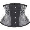 imageCharmian Womens Floral Lace Mesh Underbust Corset Steel Boned Waist Cincher