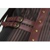 imageCharmian Mens Spiral Steel Boned Victorian Steampunk Gothic Waistcoat Vest