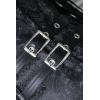 imageCharmian Womens Steampunk Gothic Brocade Spiral Steel Boned Corset with Buckles