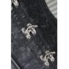 imageCharmian Womens Steampunk Gothic Brocade Spiral Steel Boned Corset with Buckles