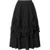 imageCharmian Womens Medieval Retro Steampunk Gothic Victorian Renaissance SkirtBlack