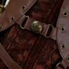 imageCharmian Womens Steampunk Faux Leather Jacquard Underbust Corset with ShrugBrown
