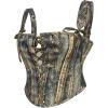 imageCharmian Womens Y2K Camo LaceUp Bustier Corset Top with Adjustable StrapsGreen