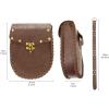 imageCharmian Unisex Renaissance Medieval Leather Belt Pouch Waist Bag AccessoriesCoffee