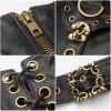 imageCharmian Womens Steampunk Gothic Accessory PU Leather Hip Pouch Waist Belt BagBlack