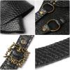 imageCharmian Womens Steampunk Gothic Punk PU Leather Single Shoulder Armor HarnessBlack