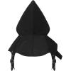imageCharmian Womens Steampunk Gothic Rivet Hooded Shoulder Cape Shrug with ZipperBlack