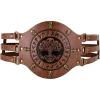 imageCharmian Mens Medieval Viking PU Leather Embossed Wide Waist Armor BeltBrown