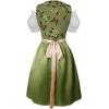 imageCharmian Womens Oktoberfest Costume Vintage Floral Folk Bavarian Dirndl DressGreen