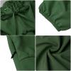 imageCharmian Womens Renaissance Medieval Off Shoulder Ruffle Sleeve Midi DressGreen
