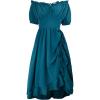 imageCharmian Womens Renaissance Medieval Off Shoulder Ruffle Sleeve Midi DressSky Blue